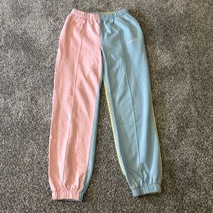 Adika Kids Pastel Colorblock Sweatpants